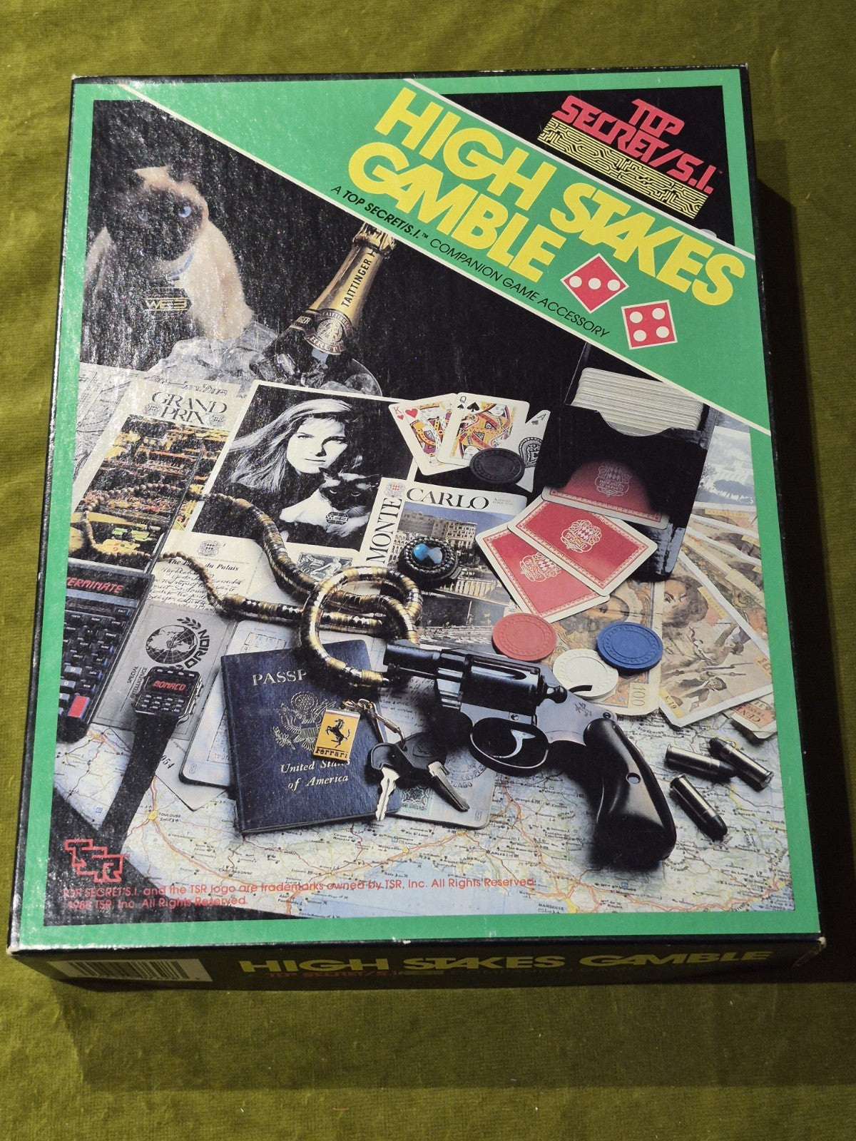 Top Secret/S.I. High Stakes Gamble TSR Role-Playing Game0