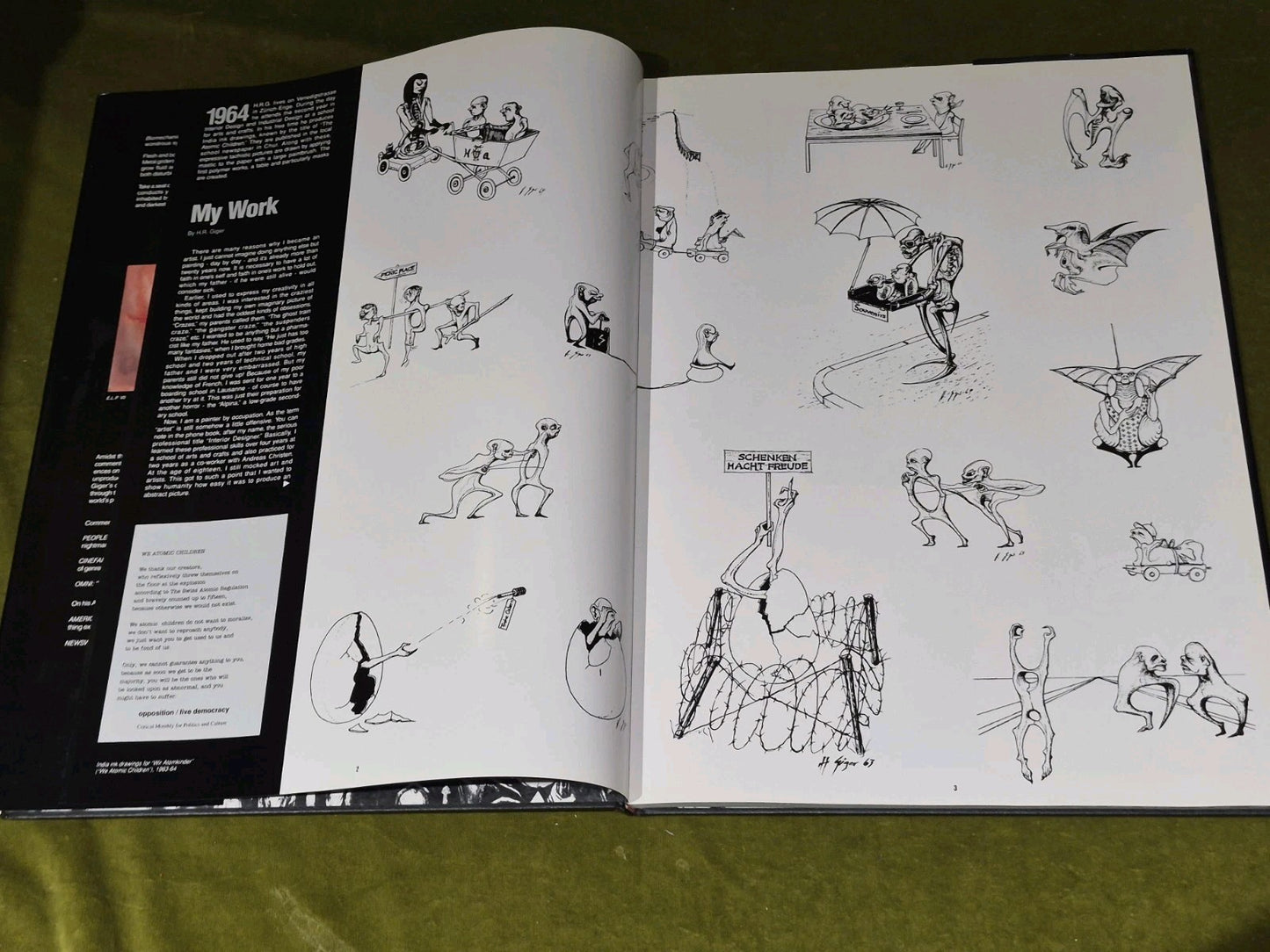 H R Giger's Biomechanics - Morpheus,  intro Harlan Ellison 1994 4th print, HB DJ5