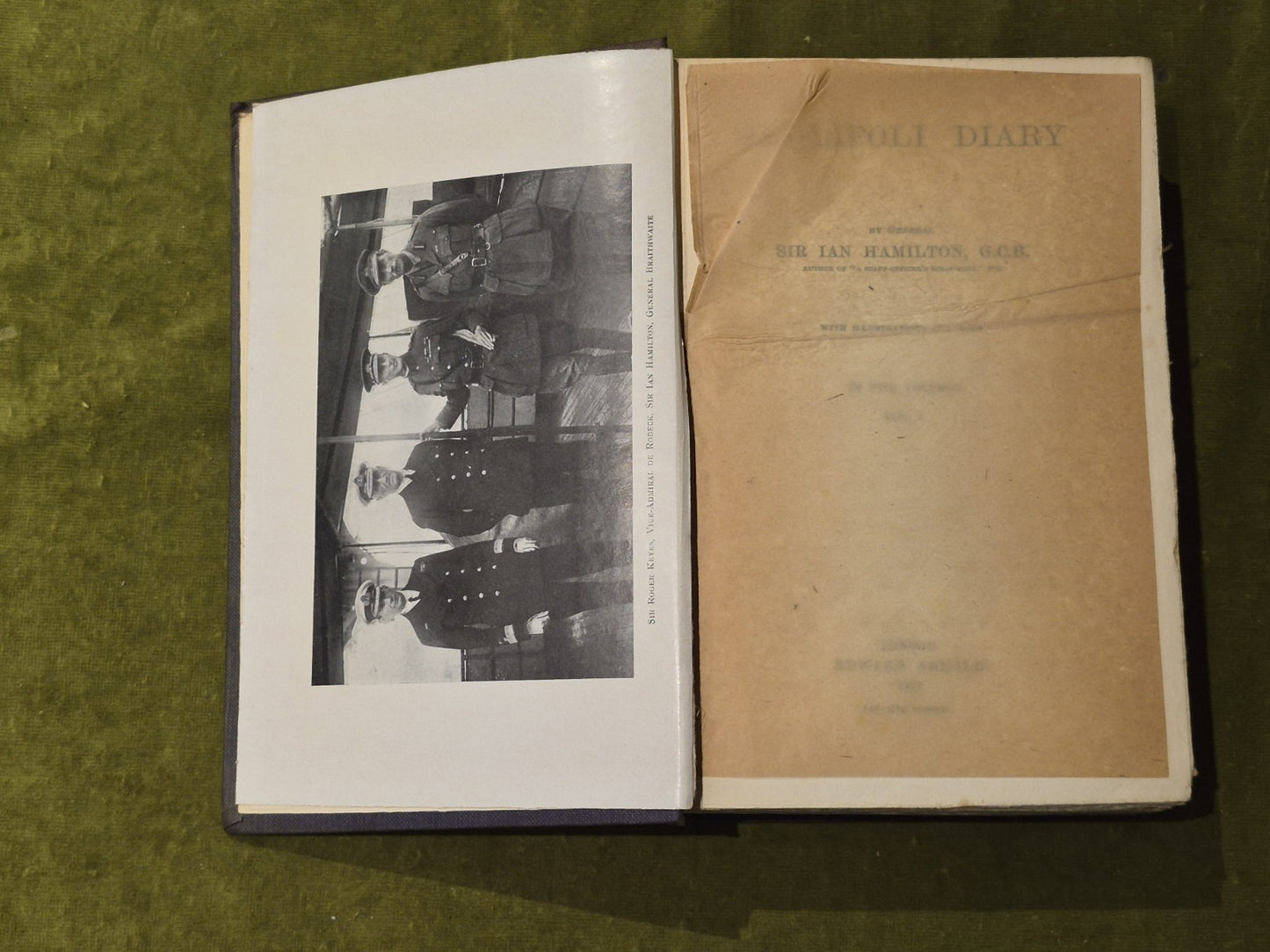 Gallipoli Diary Volumes 1 & 2 - Sir Ian Hamilton , Edward Arnold 19203