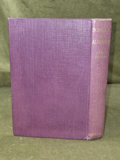 Some Talk of Alexander James Bridie 1926 Methuen & Co1
