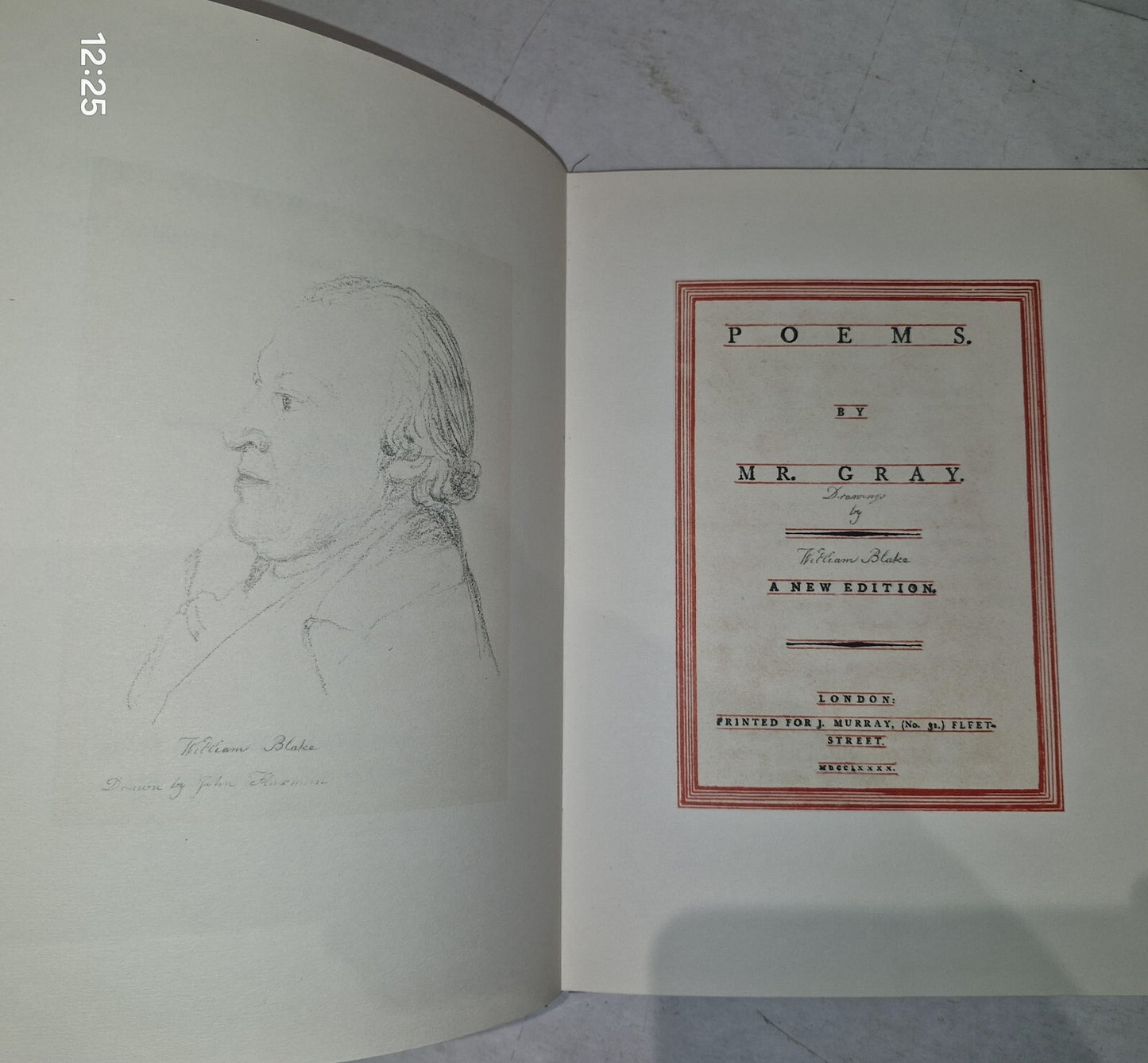 POEMS BY MR. GRAY : Drawings by William Blake (1972, Hardback & Dustjacket)9