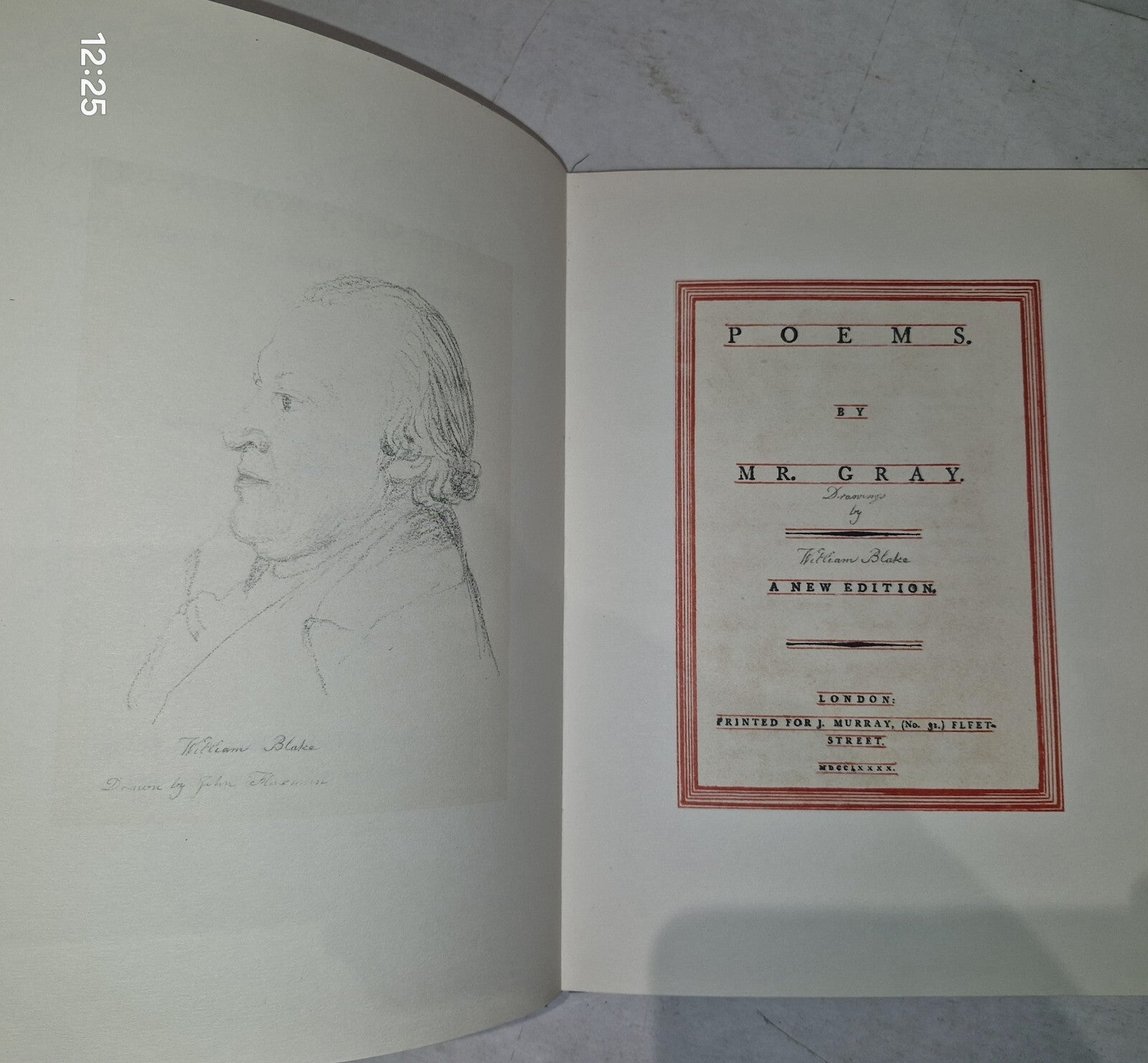 POEMS BY MR. GRAY : Drawings by William Blake (1972, Hardback & Dustjacket)9