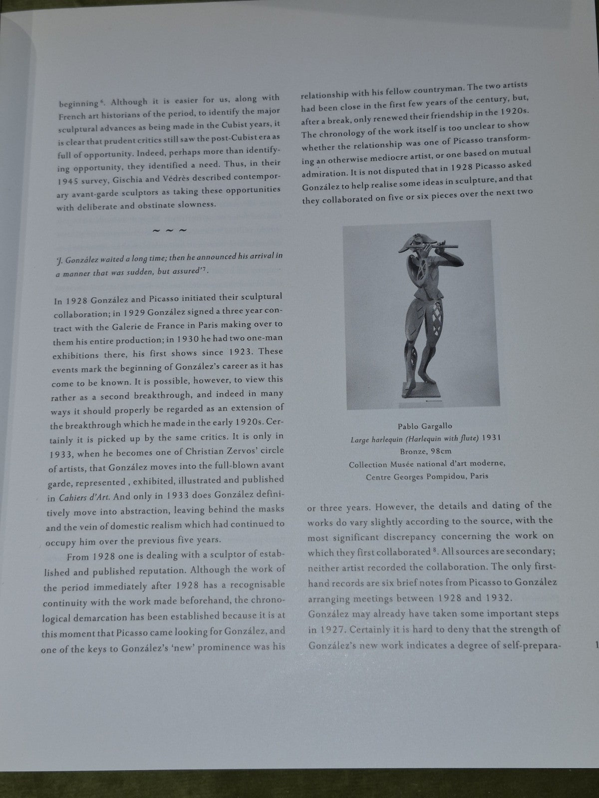 Julio Gonzalez Sculptures & Drawings (1990)6