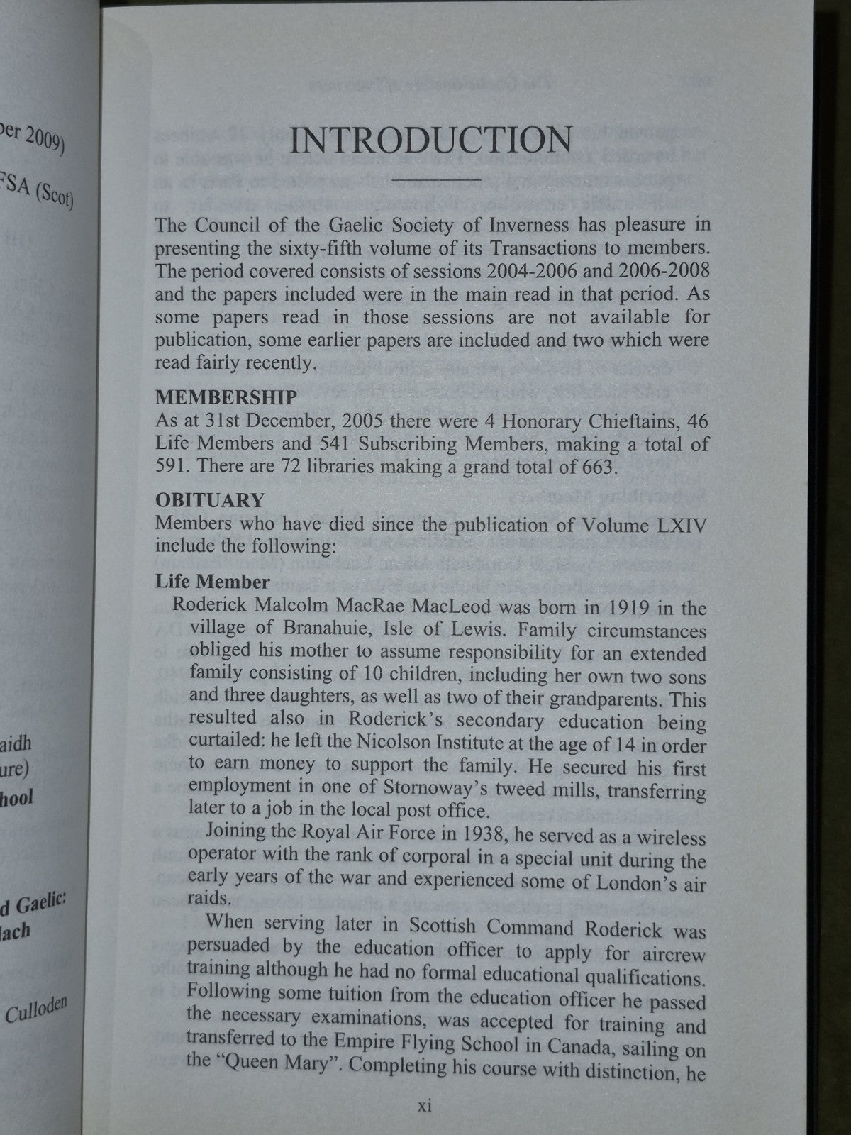 Transactions of the Gaelic Society of Inverness Vol LXV 2006 - 2009 ( 65 )4
