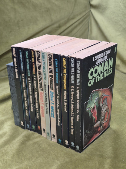 Conan First Editions 1974 Sphere Job Lot First 10 Books Paperback1