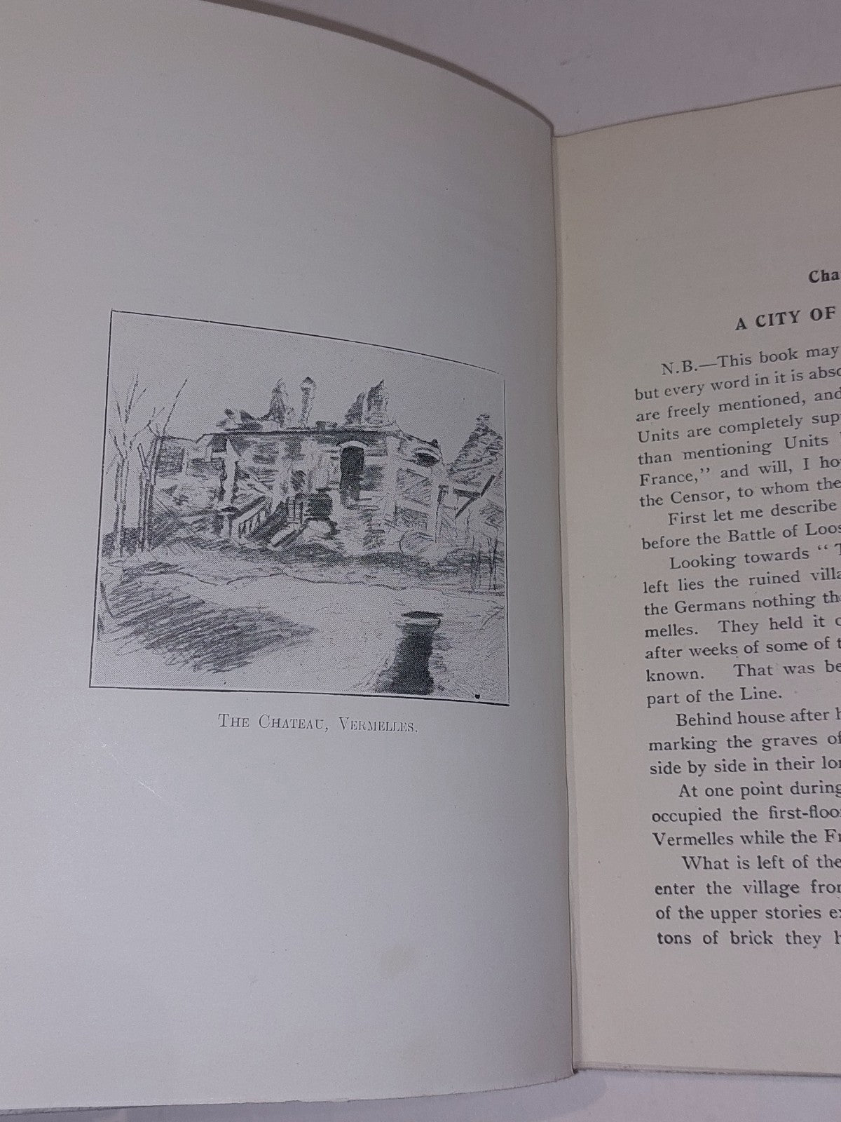 VERMELLES  NOTES ON THE WESTERN FRONT BY A CHAPLAIN 1918 Signed By E. A. Forbes4