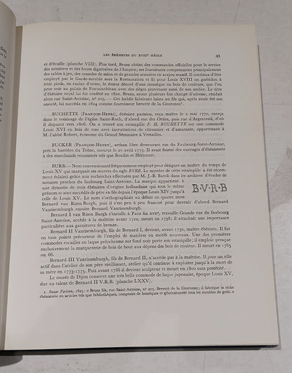 LES ÉBÉNISTES DU XVIIIe SIÈCLE. F. D. Nobele. French Furniture Design. Illustrat5