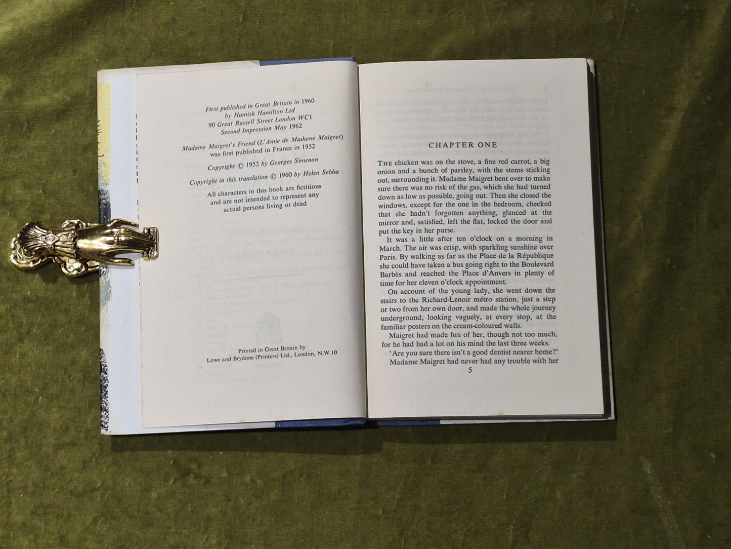 Georges SIMENON / Madame Maigret's Friend Translated from the French 1st Edition5