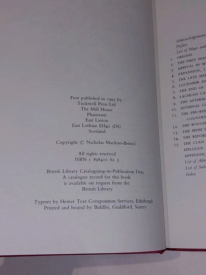 Warriors and Priests: The History of the Clan Maclean 1300-1750 1st Ed HB3
