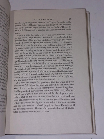 History of Archery By Edmund Burke (1958) 1st EdHb Book With Dust Jacket5