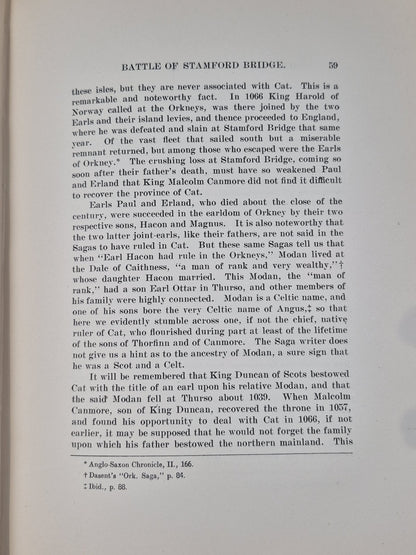 History of the Province of Cat Angus Mackay Caithness and Sutherland 19147