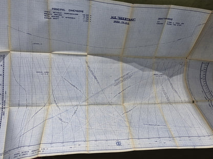M. S. "Geestbay" Ship Calibration Scales and Trim and Stability Particulars Book18