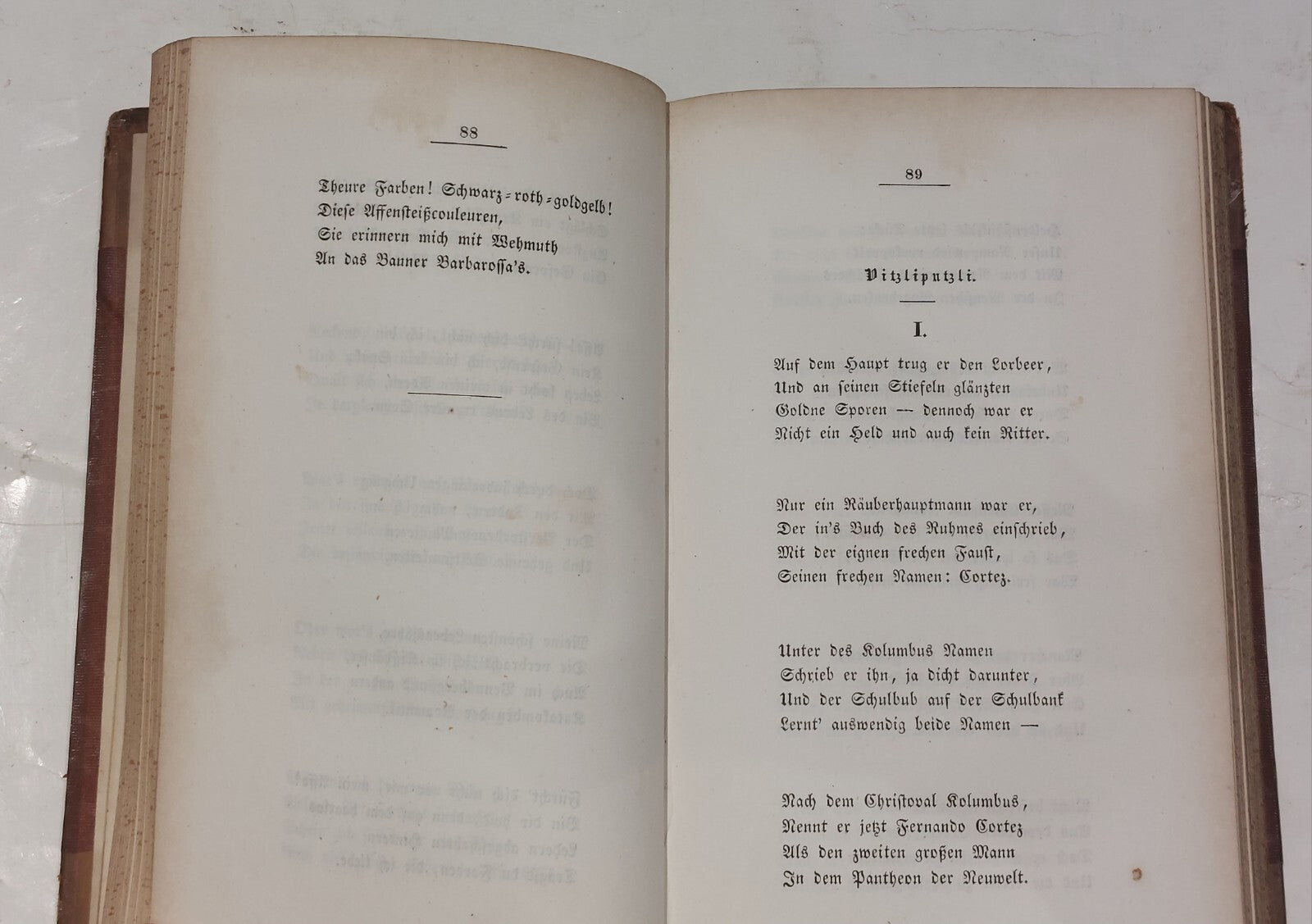 Romanzero Heine (1851) Hoffman Und Campe Beautifully Bound Antiquarian Book3