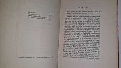 Poetical Works of Thomas Traherne (1932) [P J & A E Dobell] Hb Book7