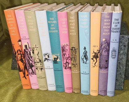 G K Chesterton - Reprint Series 1964 Darwen Finlayson - 11 Volumes HB / DJ 1