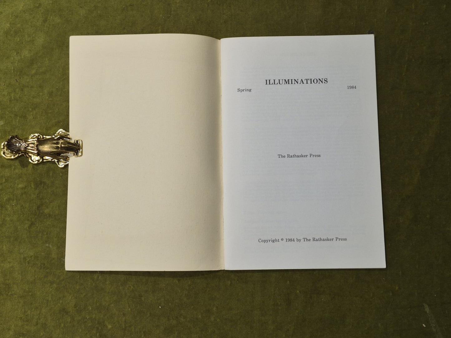 Illuminations III Spring : Sir Stephen Spender A Tribute 1984 - W H Auden PB2