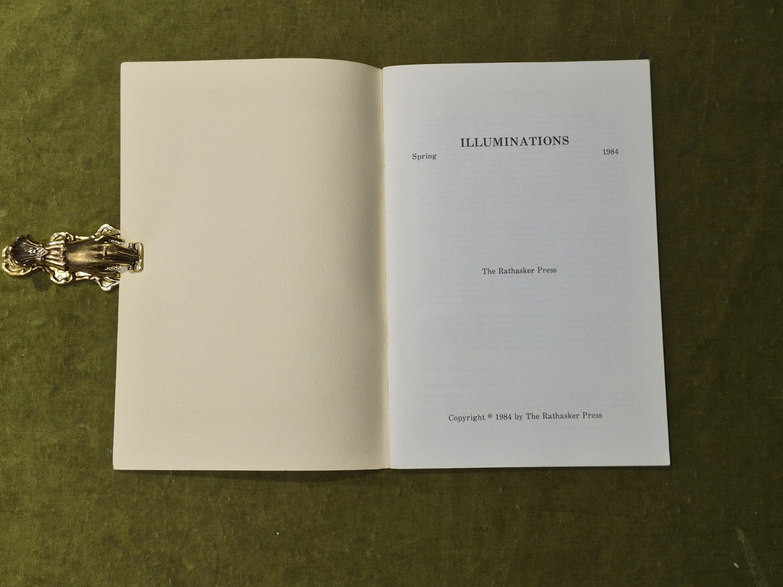 Illuminations III Spring : Sir Stephen Spender A Tribute 1984 - W H Auden PB2