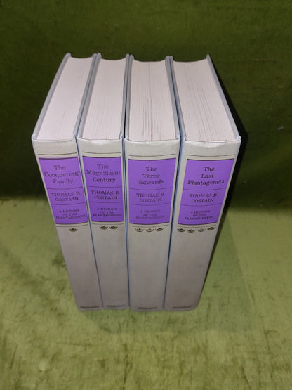 The History of the Plantagenets by Thomas B. Costain (1962) 4 Vol Set - Slipcase4