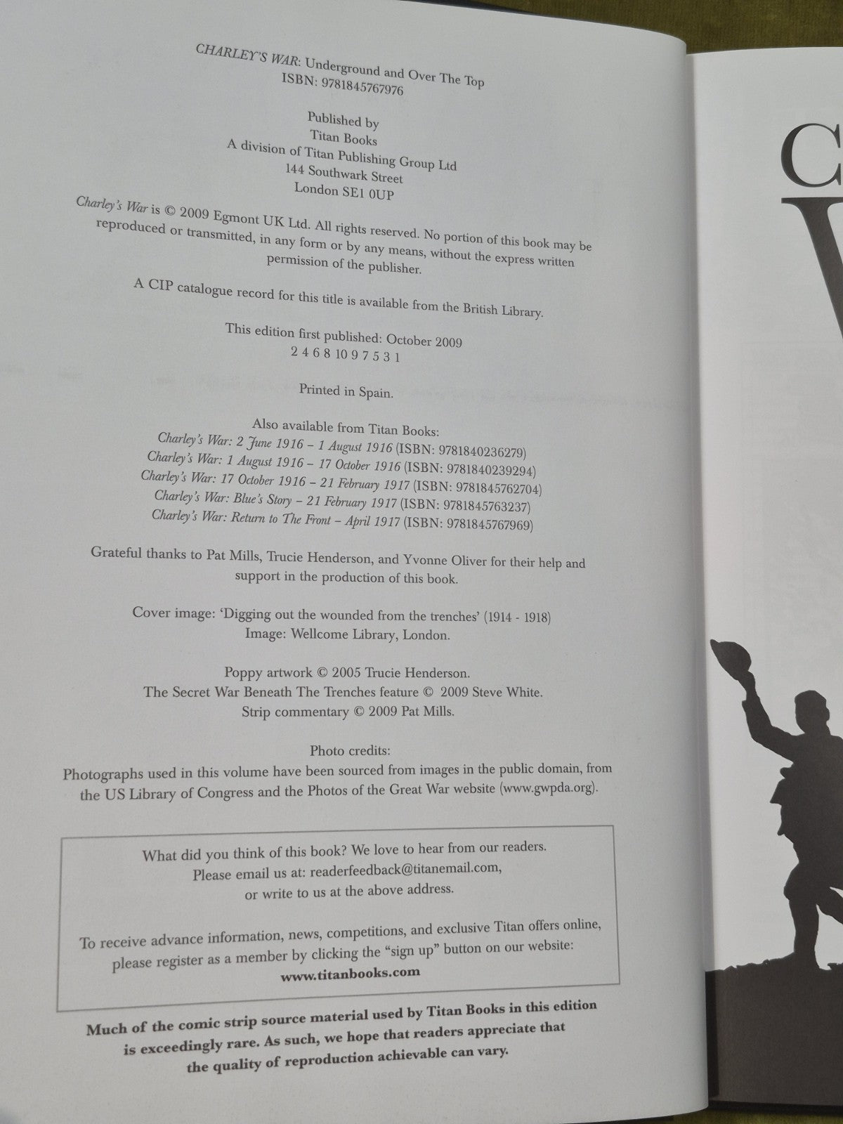 Charley's War Pat Mills V VI VII VIII IX Death from Above Hitler's Youth3