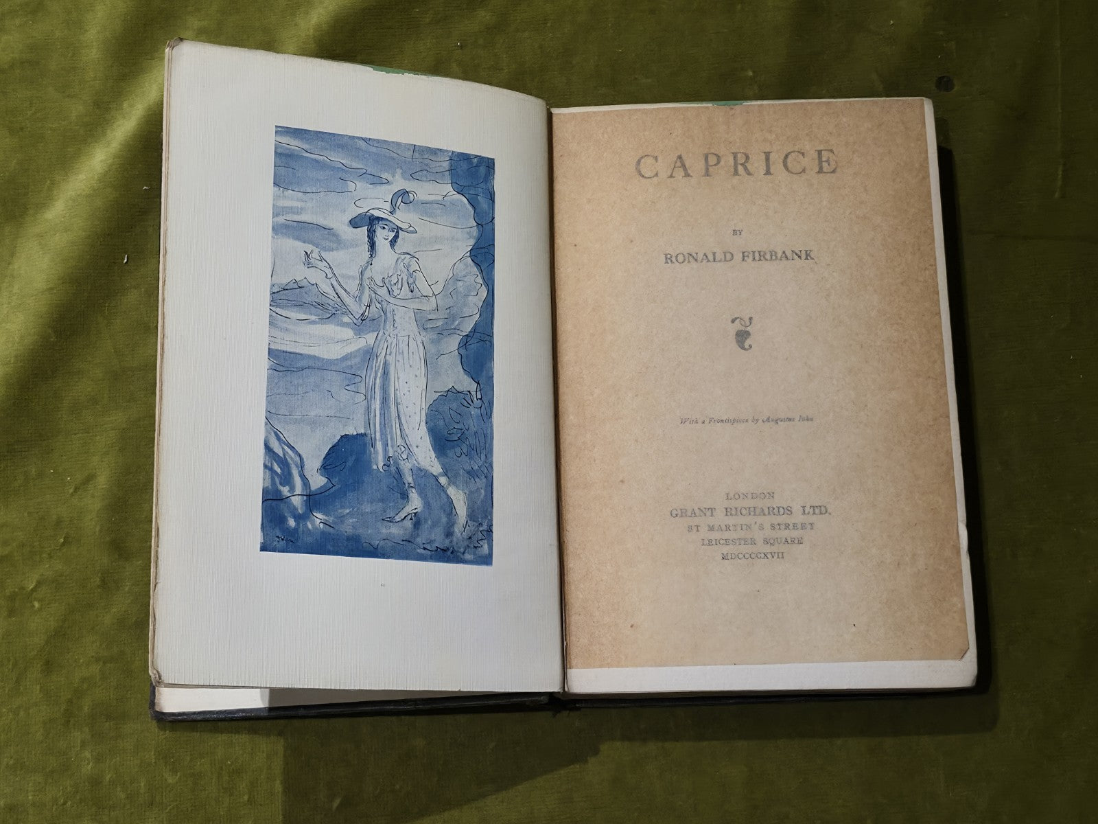 Caprice - Ronald Firbank - 1917 1st Edition Hardcover4