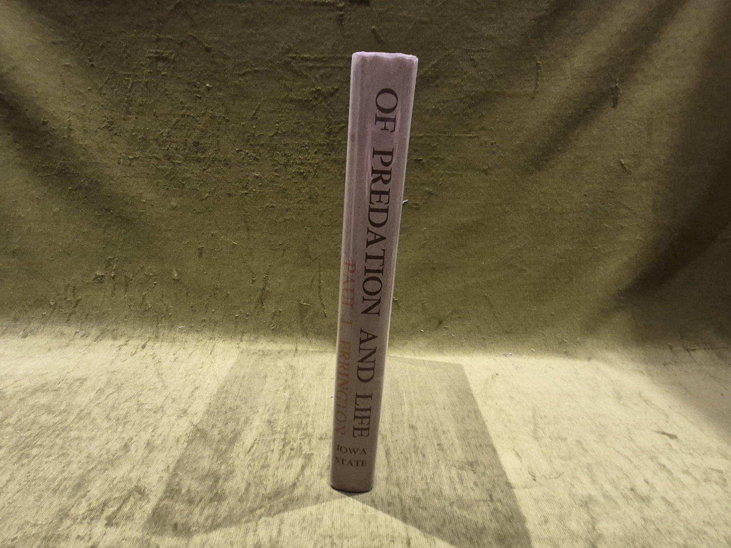 OF PREDATION AND LIFE By Paul L. Errington 1967 1st Edition Hardback.4