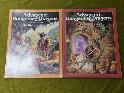 AD&D | The Book of Lairs I & II BUNDLE | Adventure Books | REF3 & REF4 |0