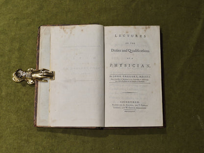 Duties and Qualifications of a Physician - 1788 -  John Gregory5