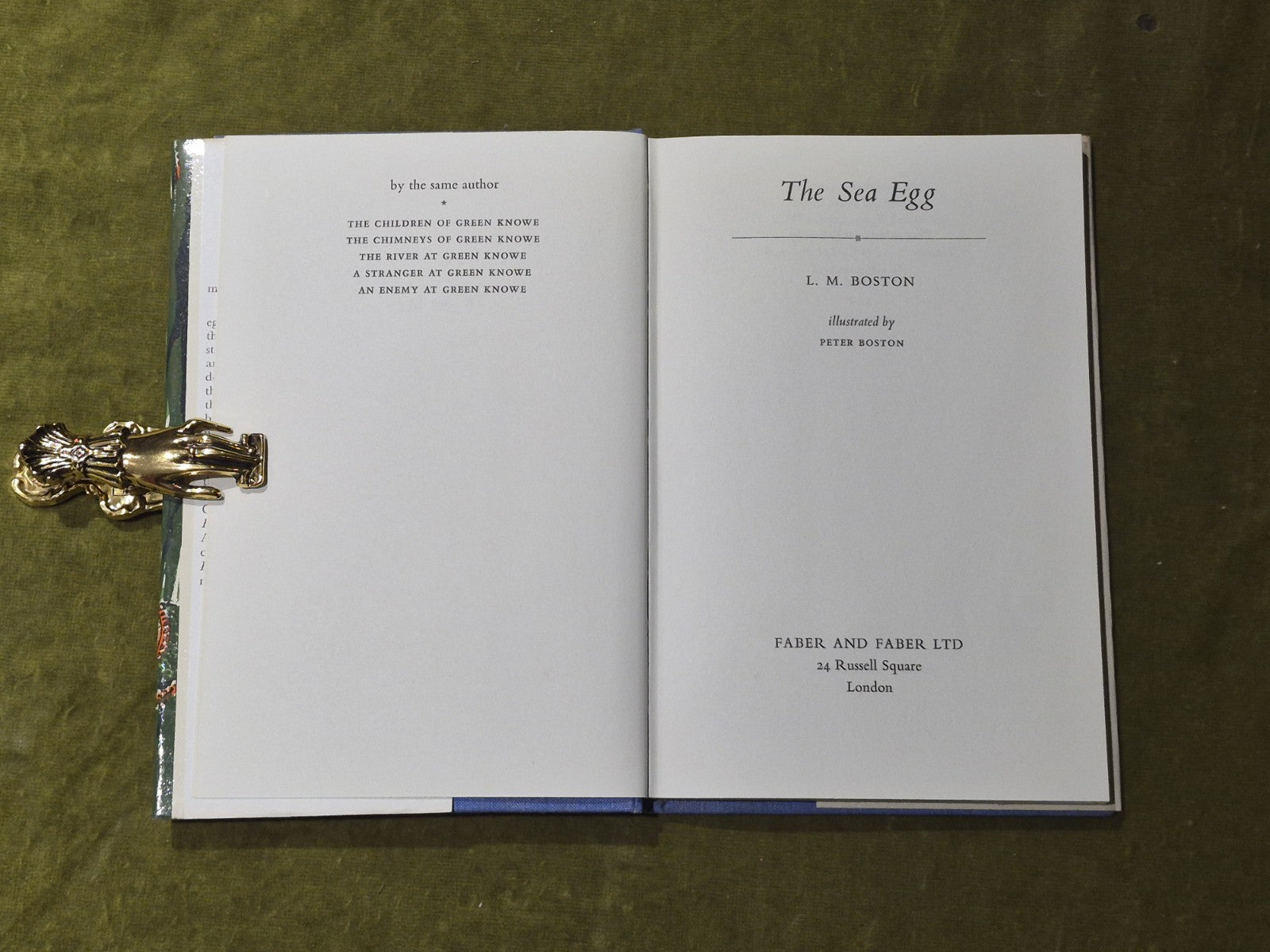 THE SEA EGG - L. M. Boston - Hardcover Book 1967 1st Edition4