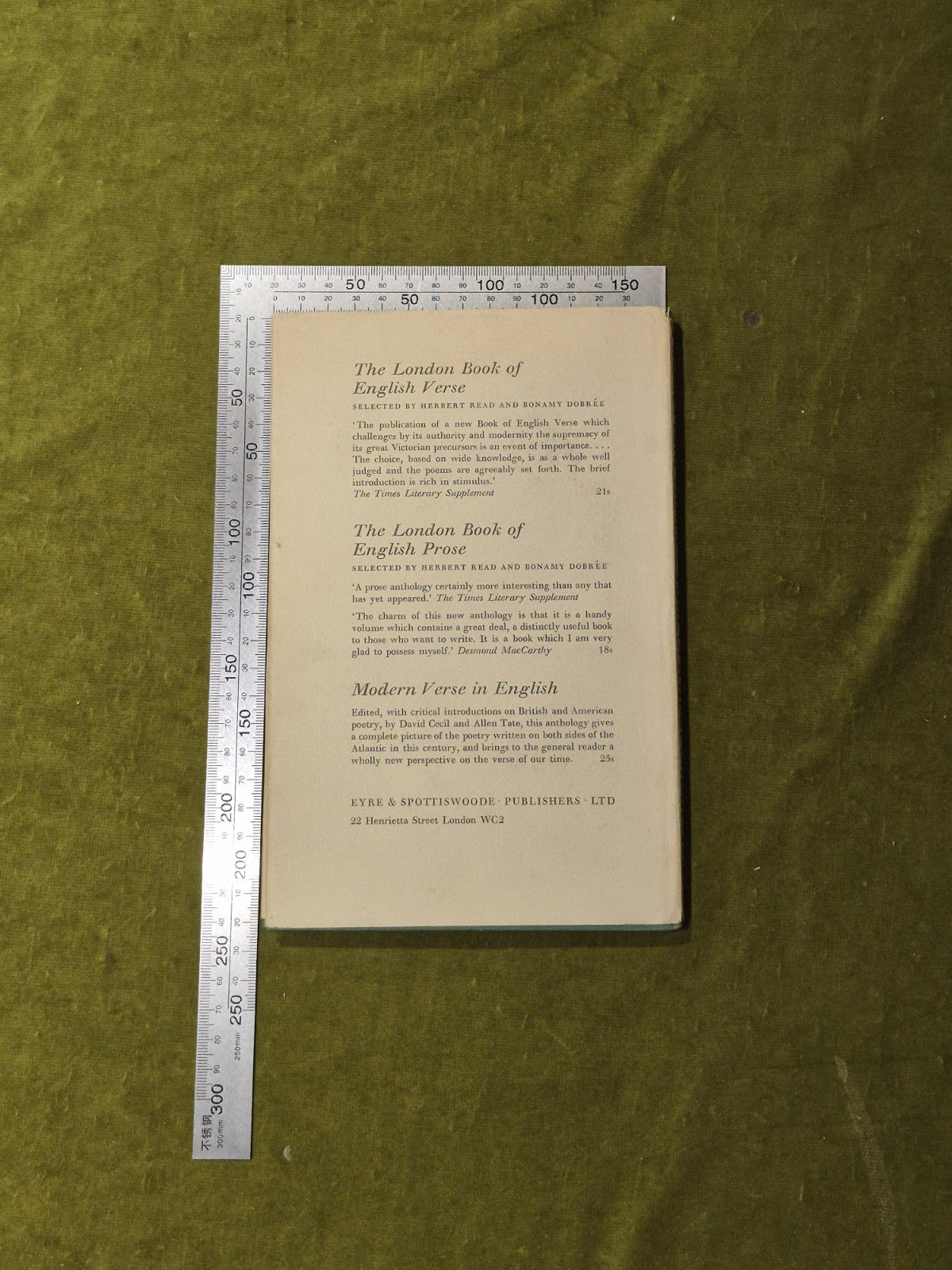 Thistles and Roses - Iain Cicheton Smith w/ Maurice Lindsay Bookplate , E&S 19611