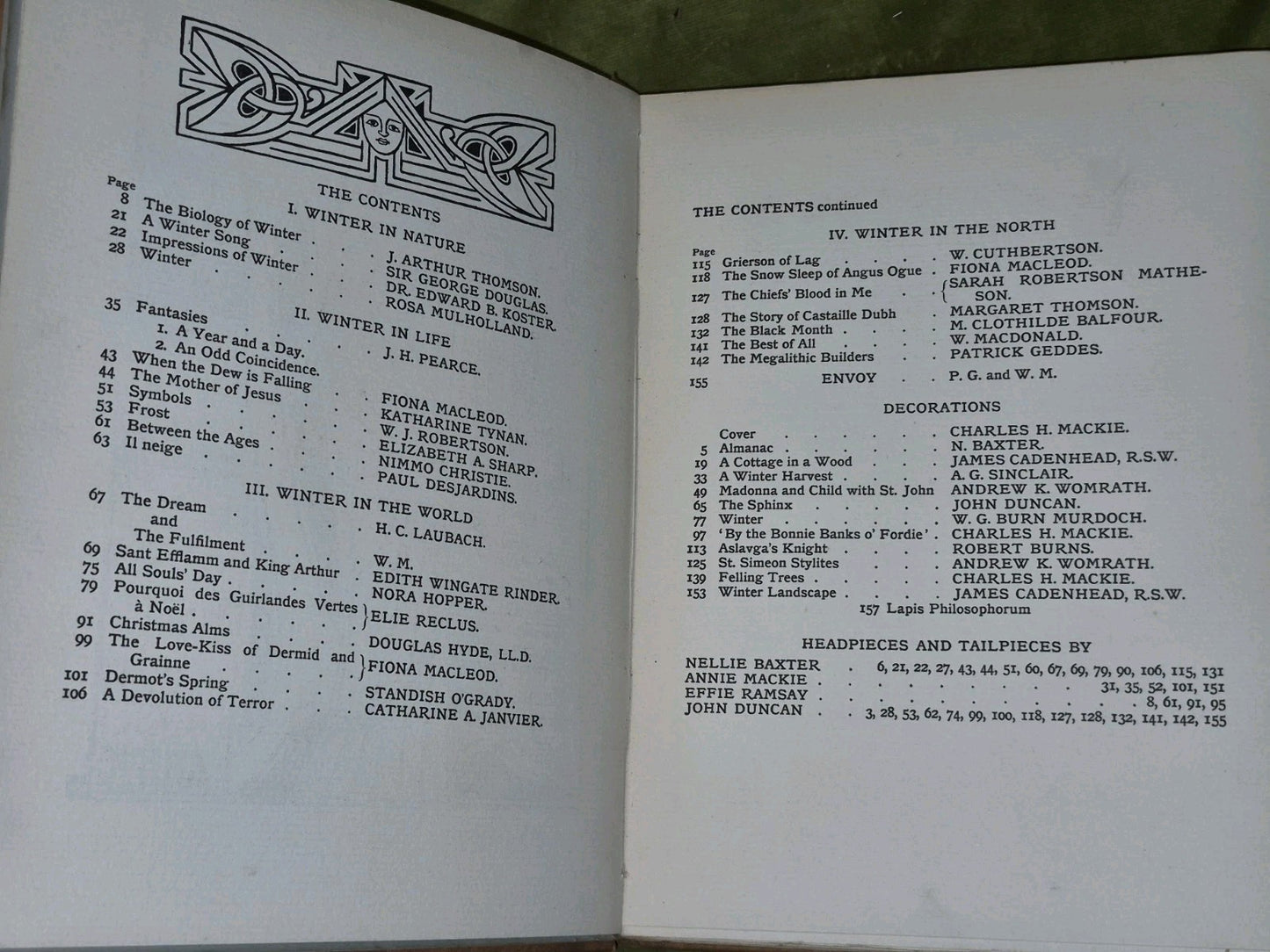 The Evergreen A Northern Seasonal Part IV - Winter 1986-7 Patrick Geddes9