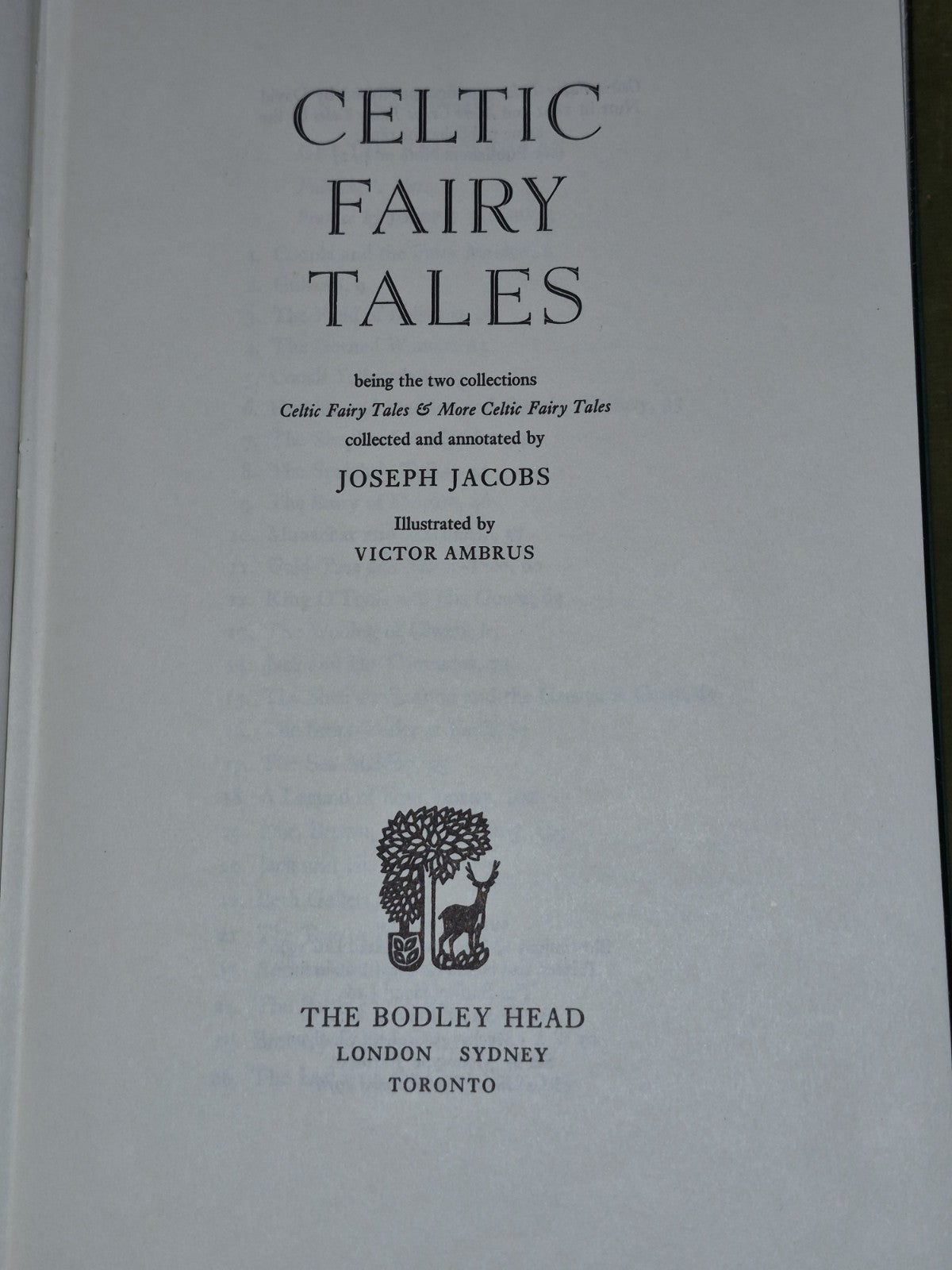 Celtic Fairy Tales Joseph Jacobs Bodley Head 1970 Victor Ambrus4