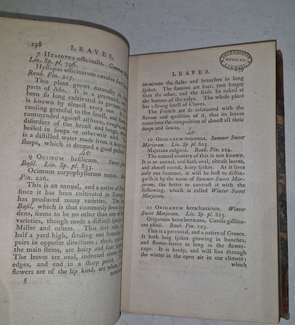 1783 Flora Diaetetica or History of Esculent Plants By Charles Bryant 1st Editn13