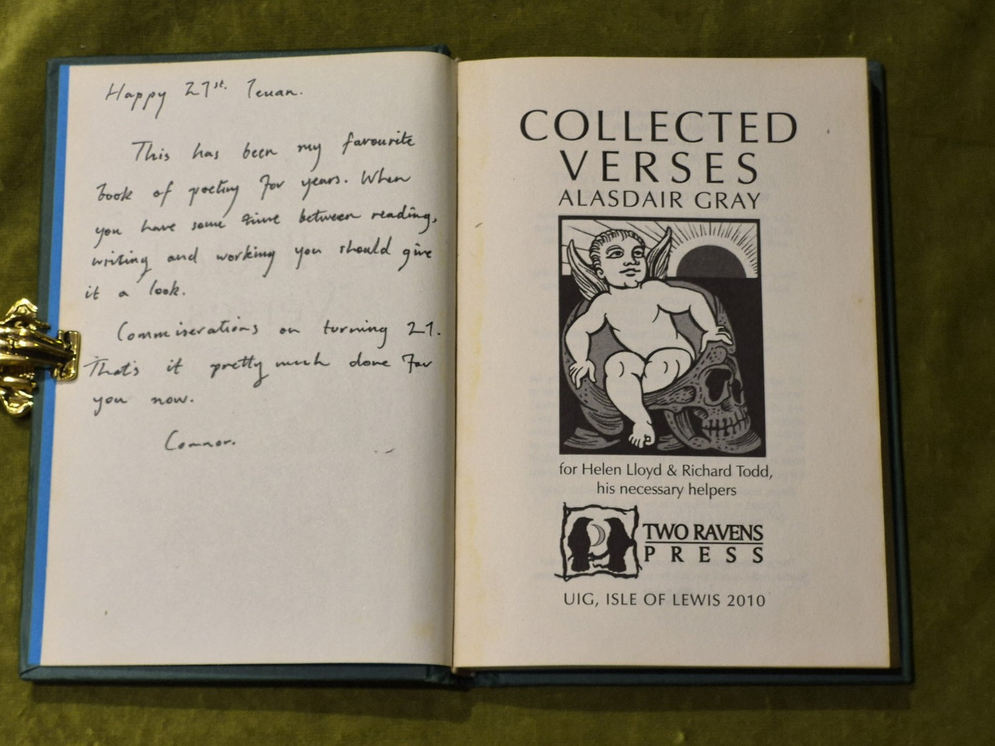 Alasdair Gray - Collected Verses 2010 hardback3