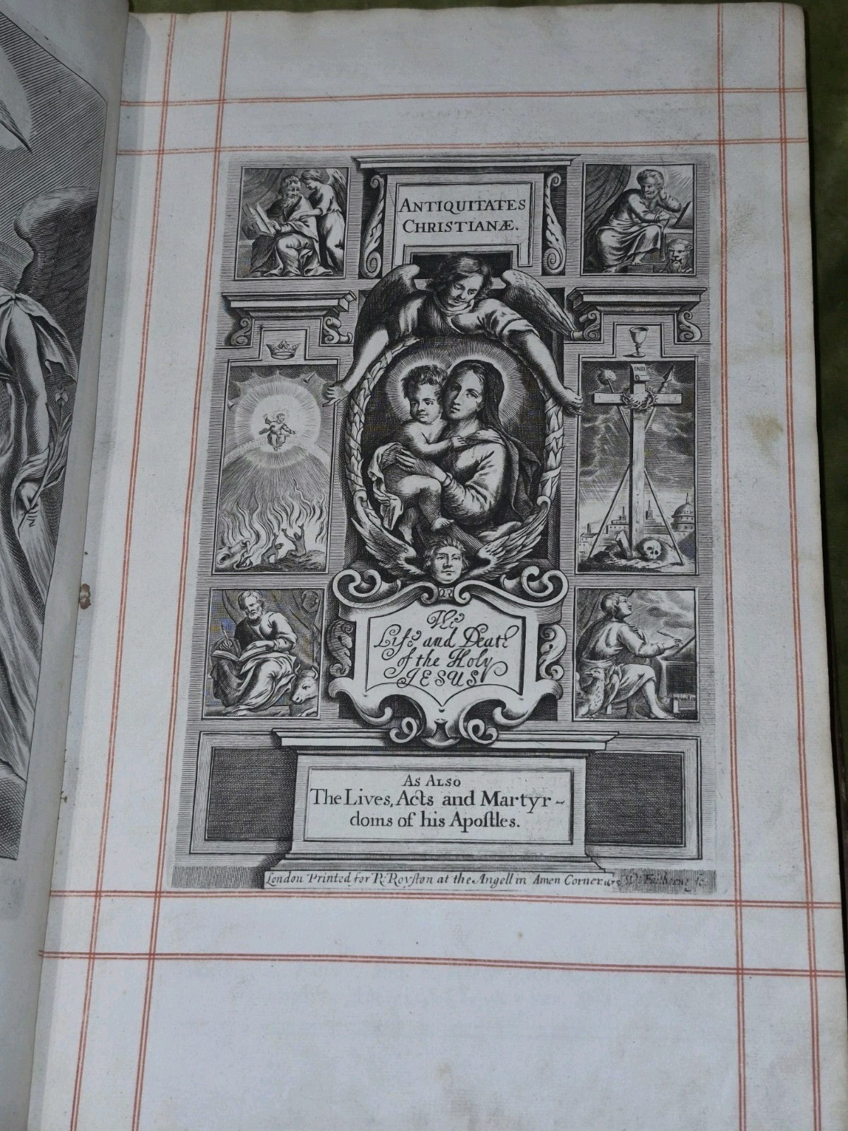 Jeremy Taylor Antiquitates Christianae Life and Death of The Holy Jesus 16789