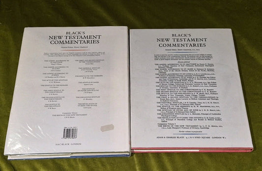 A Synopsis of the Gospels Parts 1 and 2 - H.F.D. Sparks - HC w/DJ - 19871