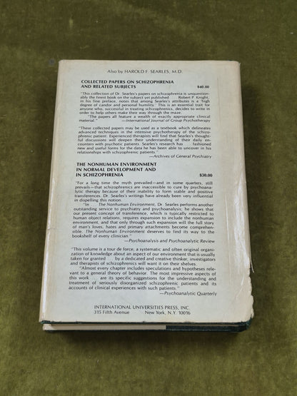 Countertransference and Related Subjects : Selected Papers by Harold F. Searles3