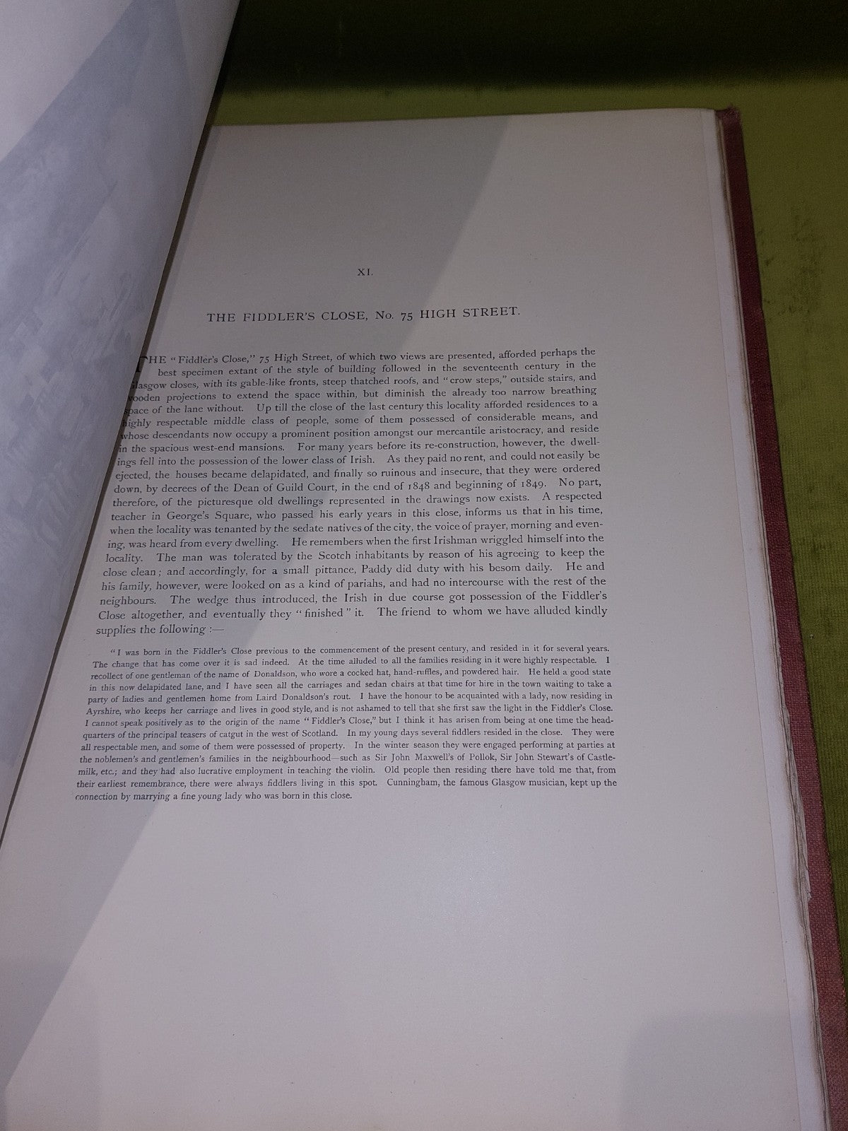 Relics of Ancient Architecture and other Picturesque Scenes in Glasgow (1885)9