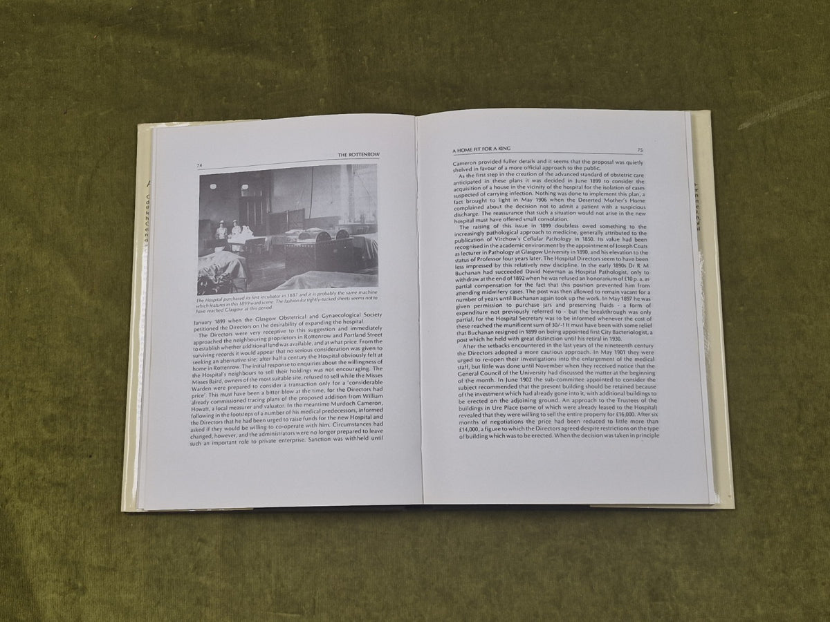 THE ROTTENROW History of Glasgow Royal Maternity Hospital - Derek Dow 1st HB DJ6