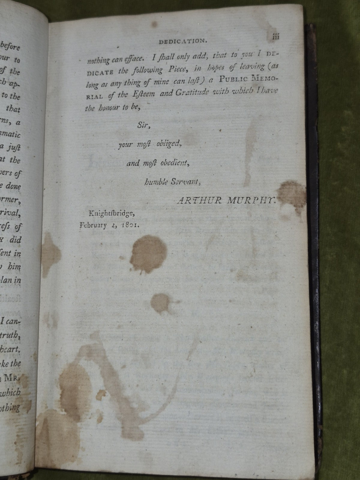 The Life of David Garrick 1801 Arthur Murphy Dublin Wogan Burnet Porter7