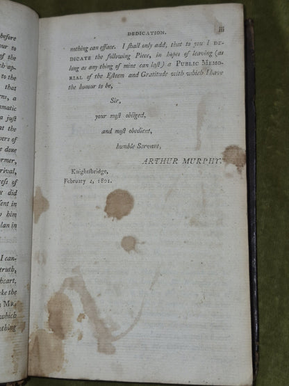 The Life of David Garrick 1801 Arthur Murphy Dublin Wogan Burnet Porter7