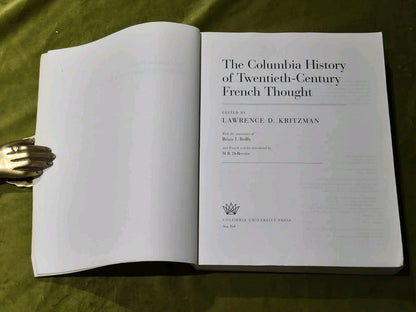 The Columbia History of Twentieth-Century French Thought3