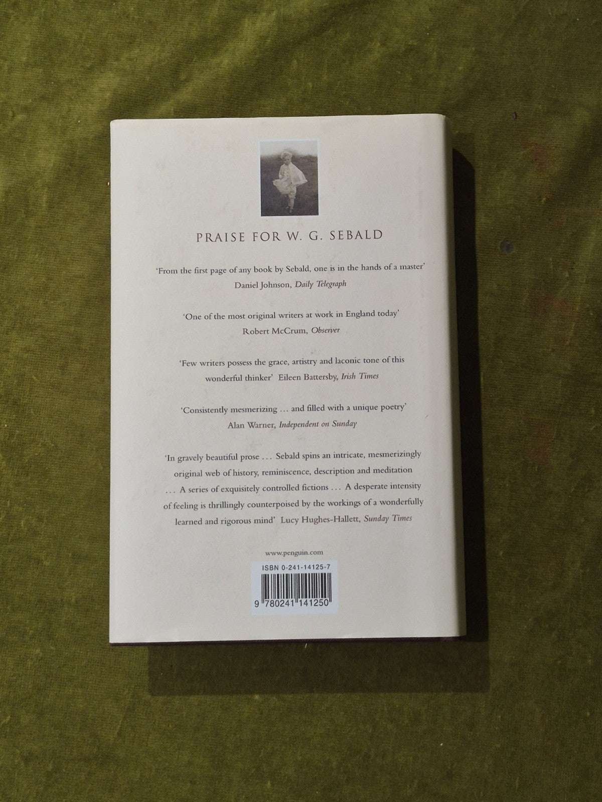Austerlitz by W. G. Sebald , Hamish Hamilton 1st/1st UK ed 2001 , HB DJ1