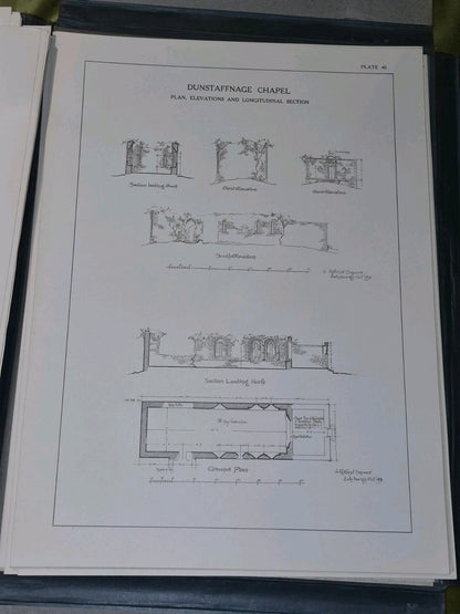 Examples Of Scottish Architecture From The 12th to 17th Century By Anderson 19219