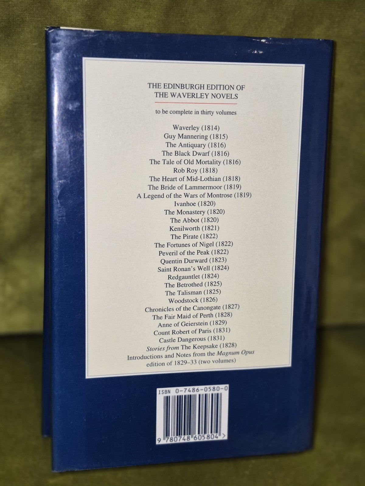 Redgauntlet by Walter Scott (1997, Hardcover) Edinburgh Edition1