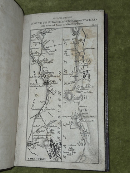 1792 Taylor & Skinner's Survey of the Roads of Scotland Pocket Edition6