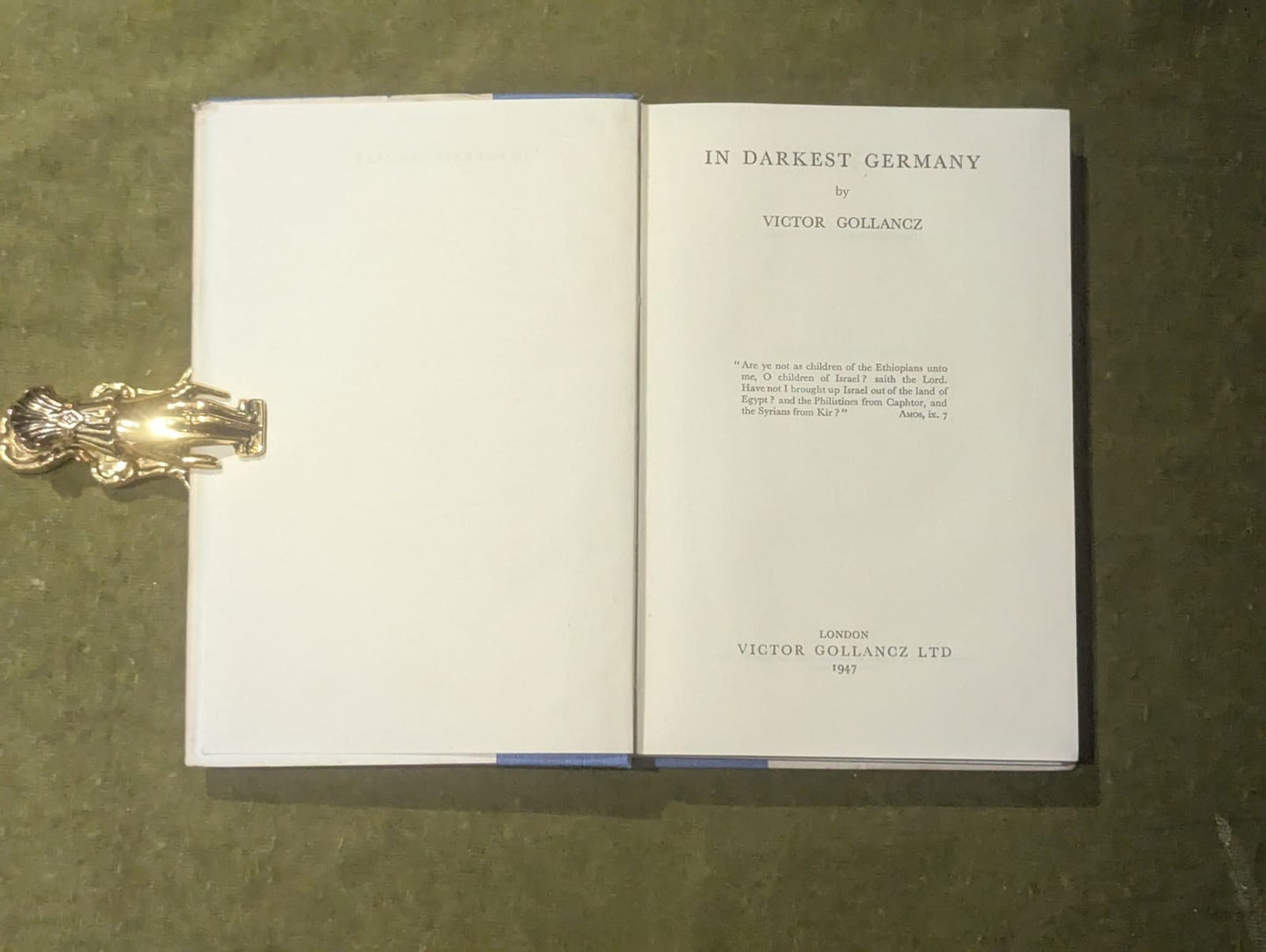 In Darkest Germany: The Record Of A Visit - Victor Gollancz 1947 1st Ed. 2nd Imp4