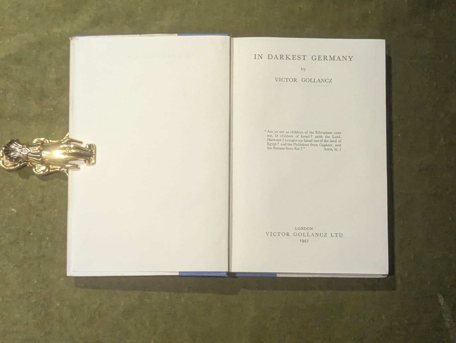 In Darkest Germany: The Record Of A Visit - Victor Gollancz 1947 1st Ed. 2nd Imp4