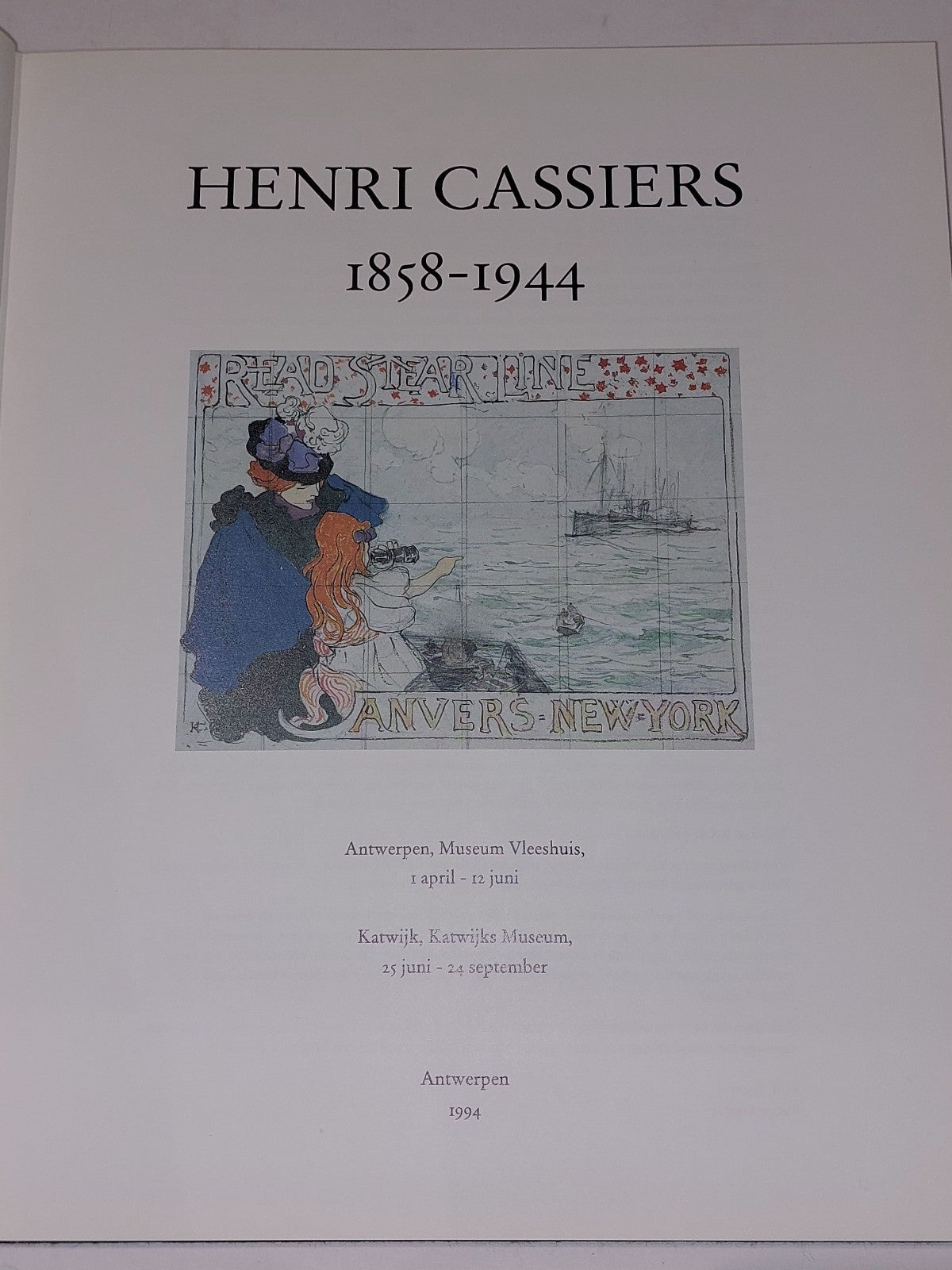 Henri Cassiers 18581944 by Henry Cassiers 1994, In Dutch, Red Star Line Images 3