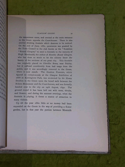 Glasgow Public Parks By Duncan M'Lellan (1894) [John Smith] Hb Book4