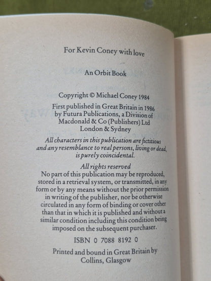 Michael Coney The Song of Earth Trilogy First Orbit Editions Paperback9